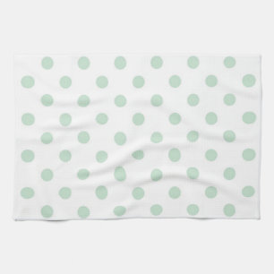 Polka dot pattern kitchen towel