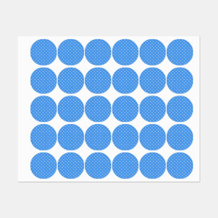 Polka dot pattern labels