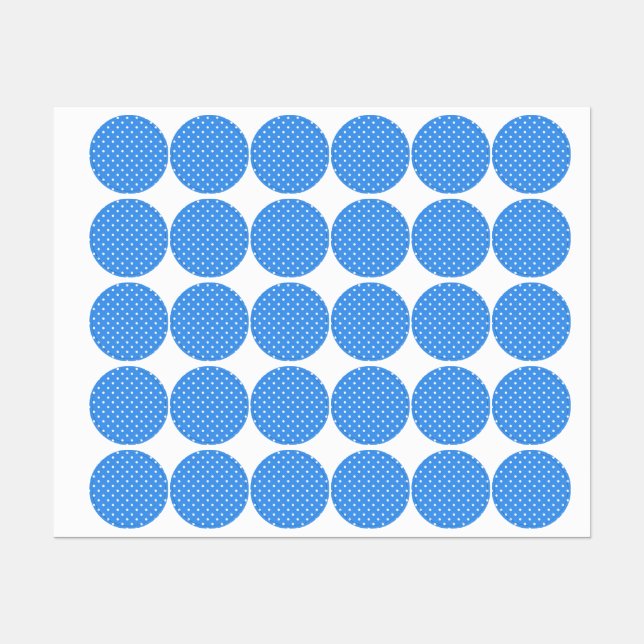 Polka dot pattern labels (Sheet)