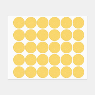 Polka dot pattern labels