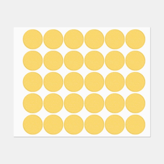 Polka dot pattern labels (Sheet)