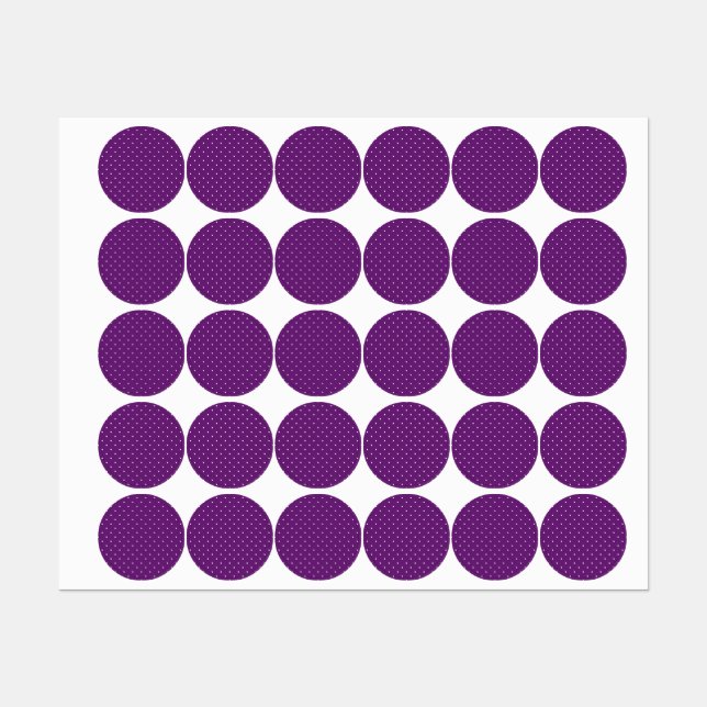 Polka dot pattern labels (Sheet)
