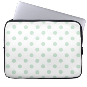 Polka dot pattern laptop sleeve
