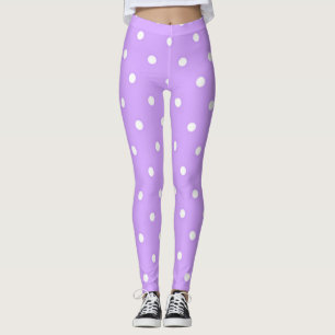 Polka dot pattern leggings