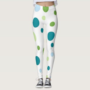 Polka dot pattern leggings
