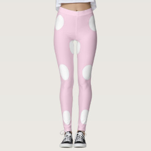 Polka dot pattern leggings