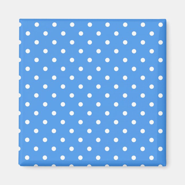 Polka dot pattern magnet (Front)