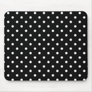 Polka dot pattern mouse pad