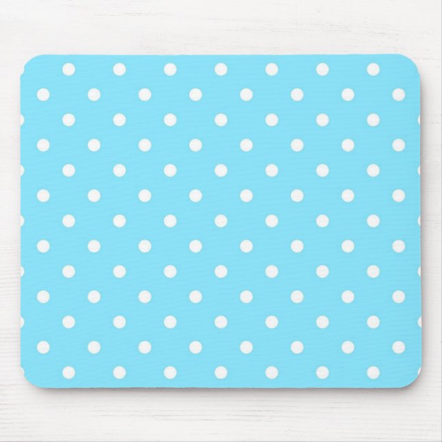 Polka dot pattern mouse pad (Front)