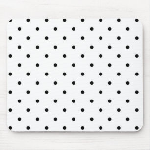 Polka dot pattern mouse pad