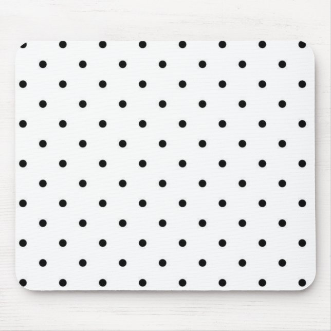 Polka dot pattern mouse pad (Front)