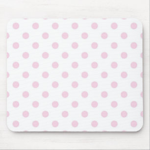 Polka dot pattern mouse pad