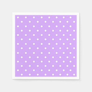 Polka dot pattern napkins