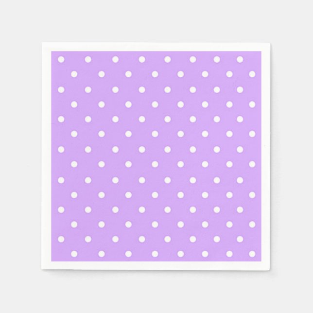 Polka dot pattern napkins (Front)