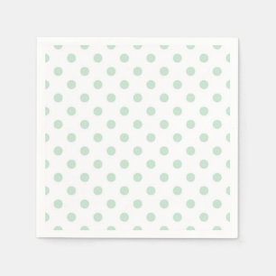 Polka dot pattern napkins