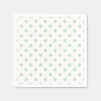 Polka dot pattern napkins