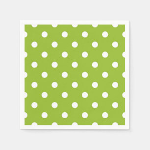 Polka dot pattern napkins