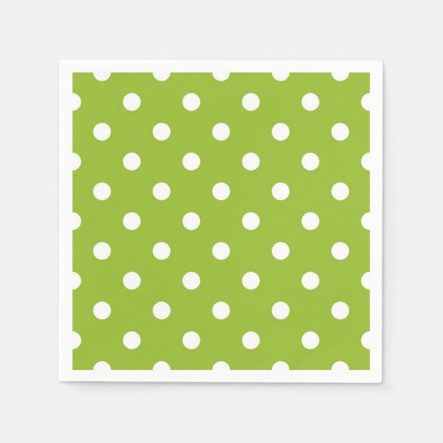 Polka dot pattern napkins (Front)