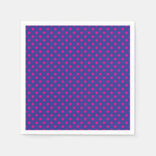 Polka dot pattern napkins