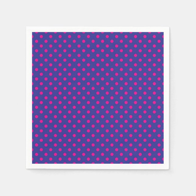 Polka dot pattern napkins (Front)