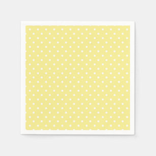 Polka dot pattern napkins