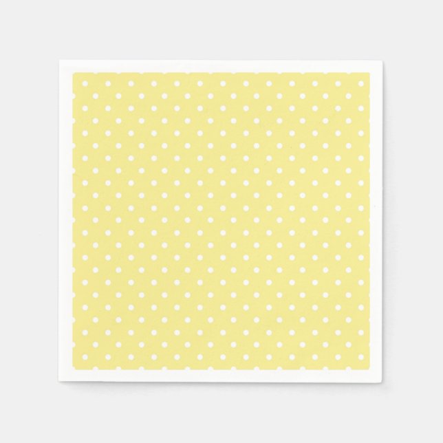 Polka dot pattern napkins (Front)