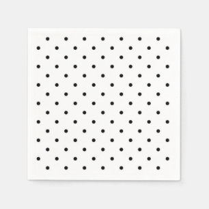 Polka dot pattern napkins