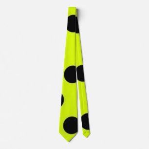 Polka dot pattern neck tie