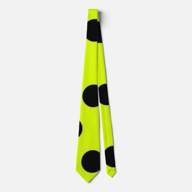 Polka dot pattern neck tie (Front)
