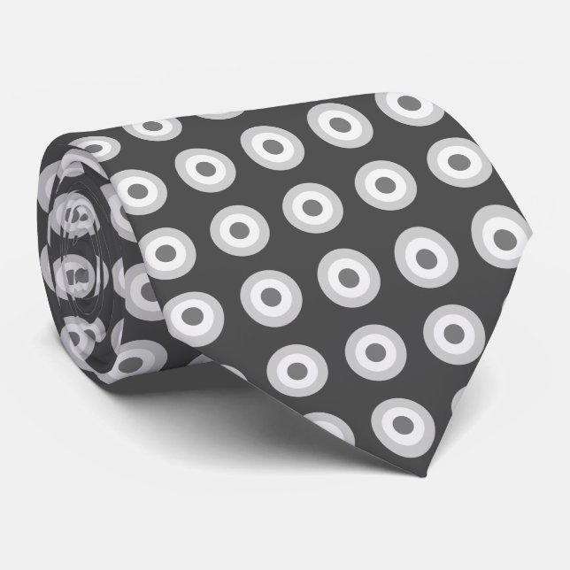Polka Dot Pattern Neck Tie (Rolled)
