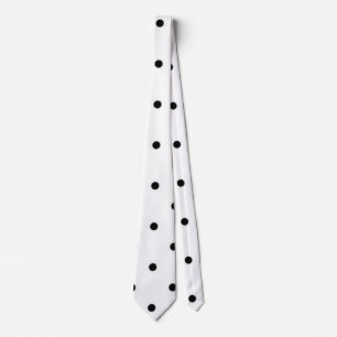 Polka dot pattern neck tie