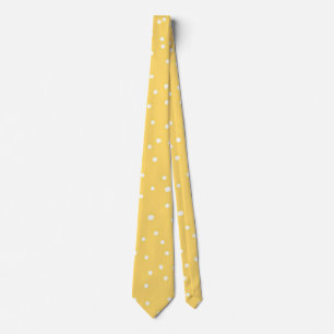 Polka dot pattern neck tie