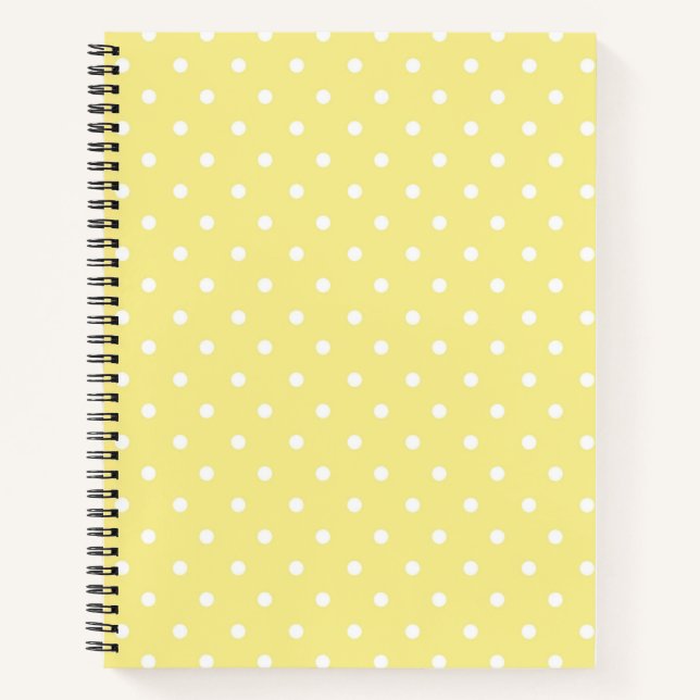 Polka dot pattern notebook (Front)