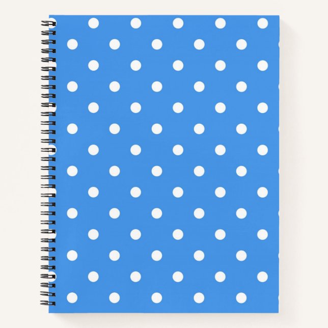 Polka dot pattern notebook (Front)