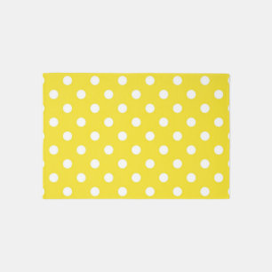 Polka dot pattern outdoor rug