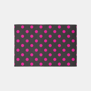 Polka dot pattern outdoor rug