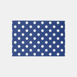 Polka dot pattern outdoor rug