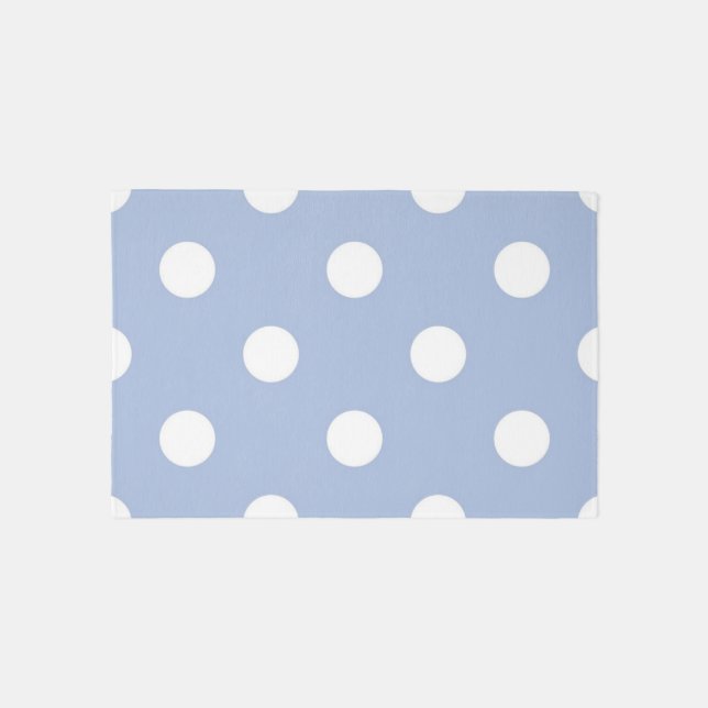 Polka dot pattern outdoor rug (Front)