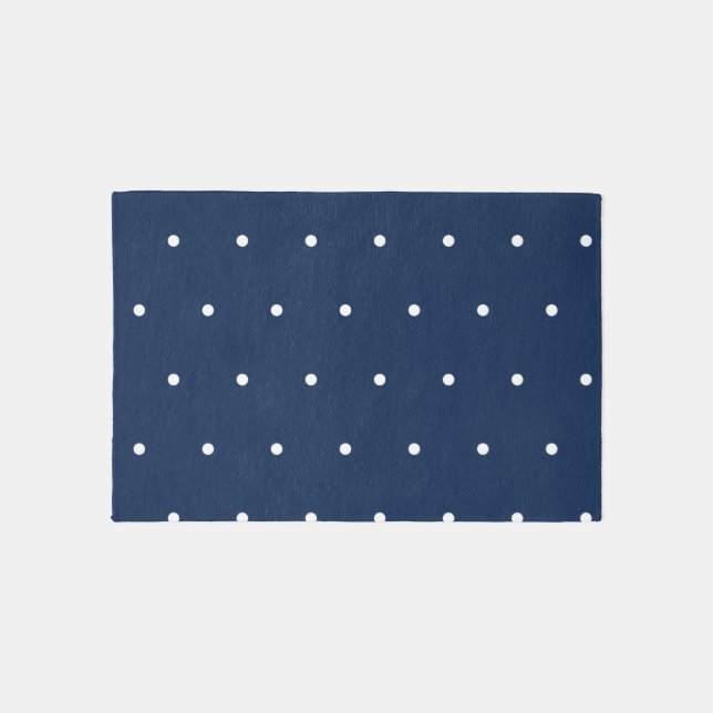 Polka dot pattern outdoor rug (Front)