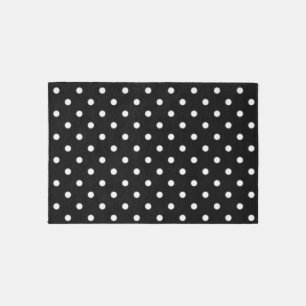 Polka dot pattern outdoor rug