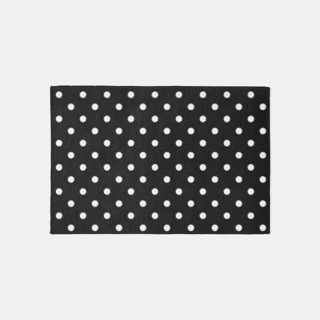 Polka dot pattern outdoor rug (Front)