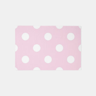 Polka dot pattern outdoor rug
