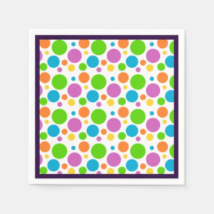 Polka Dot Pattern Paper Napkins