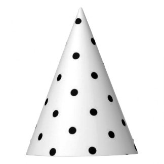 Polka dot pattern party hat