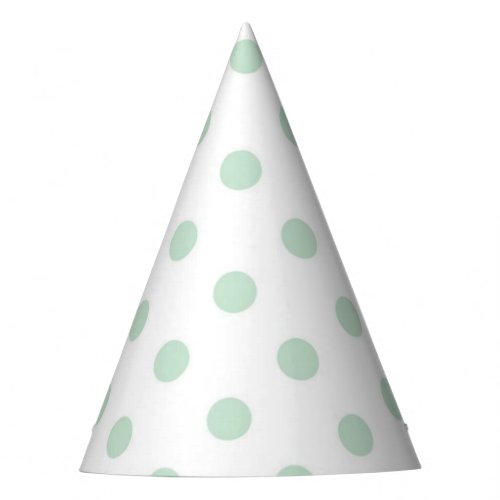 Polka dot pattern party hat