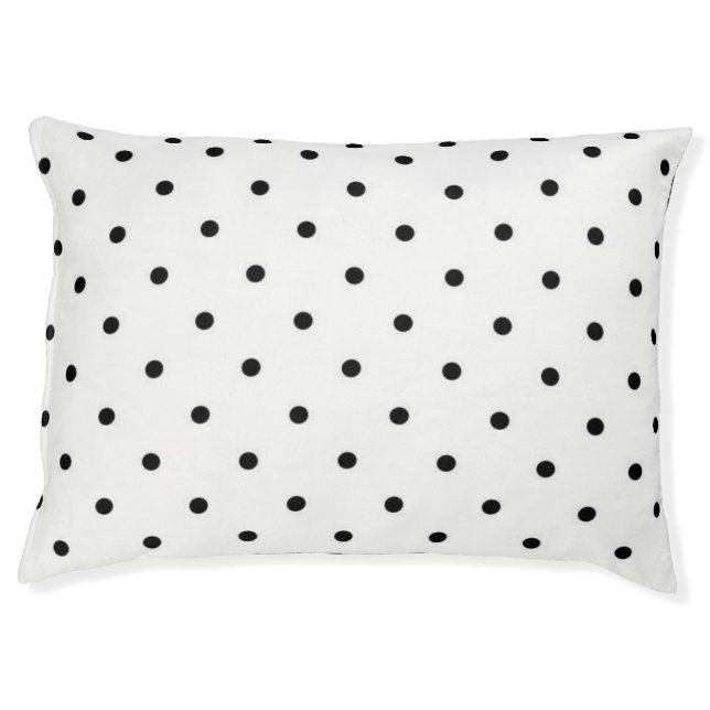 Polka dot pattern pet bed (Front)