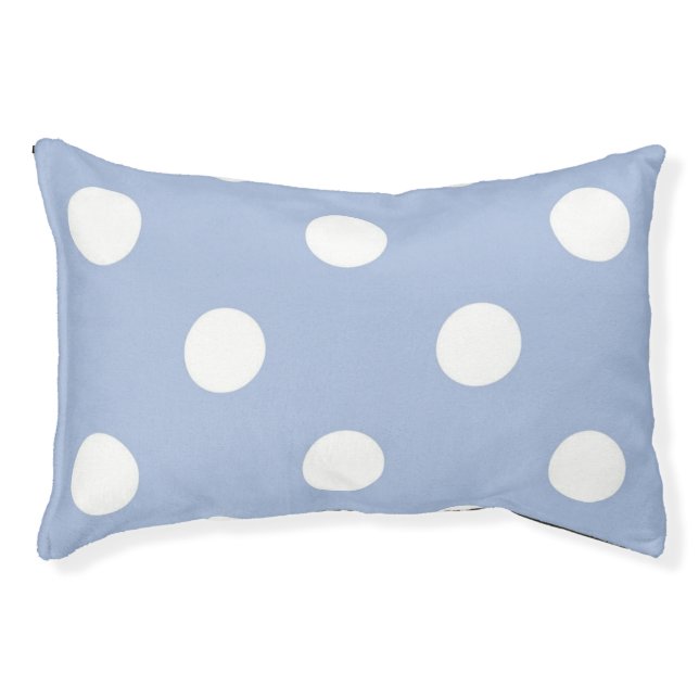 Polka dot pattern pet bed (Front)