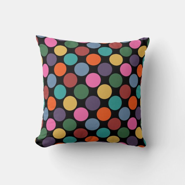 Polka Dot Pattern Pillow (Front)