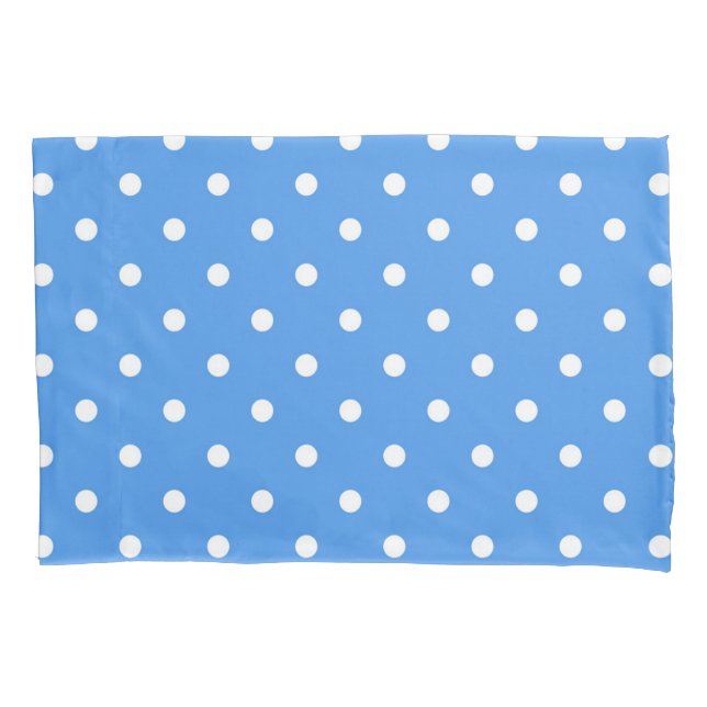 Polka dot pattern pillow case (Front)