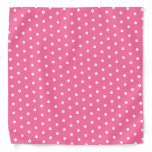 Polka Dot Pattern | Pink Bandana at Zazzle